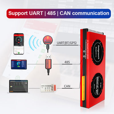 Поддержка UART RS485 Li-иона BMS 3S 12V 150A-250A может зуб связи голубой